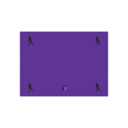 Post-it® Note Pads: Soccer Purple