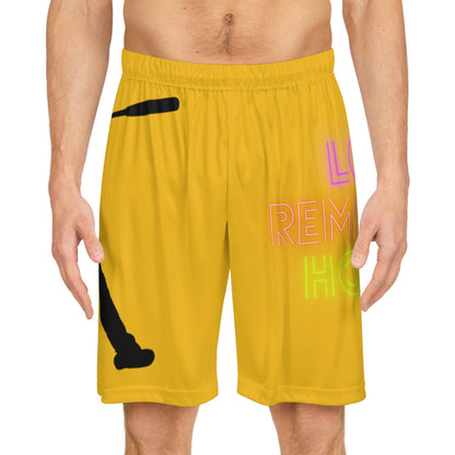 Basketball Shorts: Baseball Yellow 