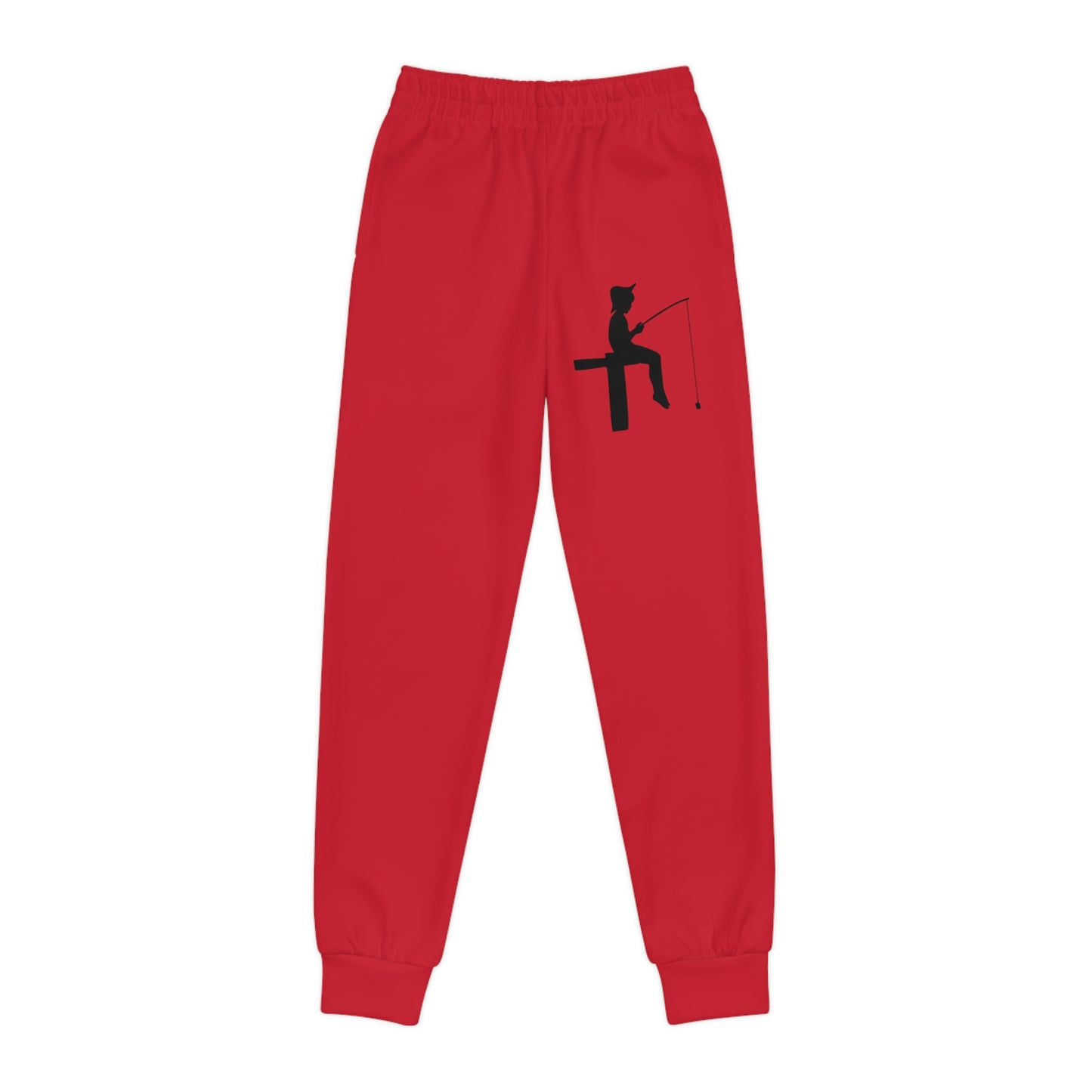 Youth Joggers: Fishing Dark Red