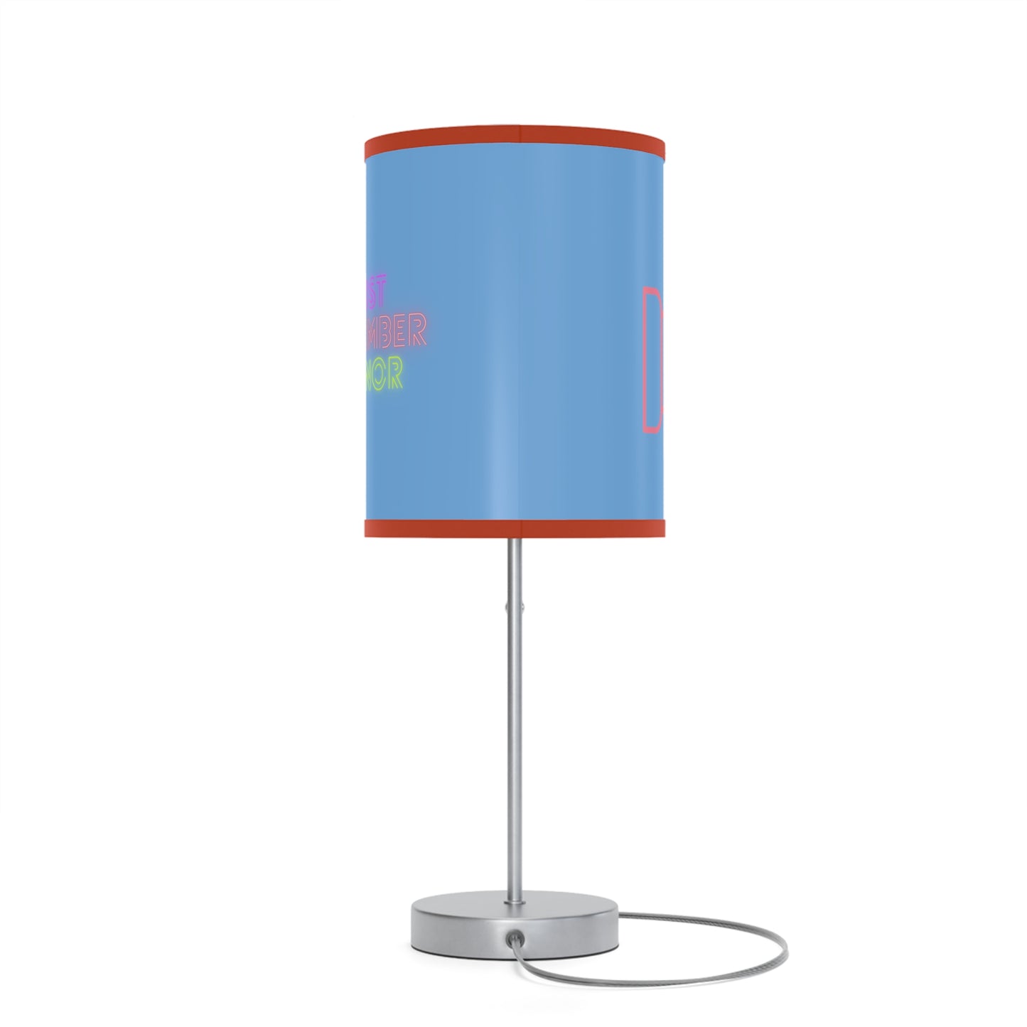 Lamp on a Stand, US|CA plug: Fight Cancer Lite Blue