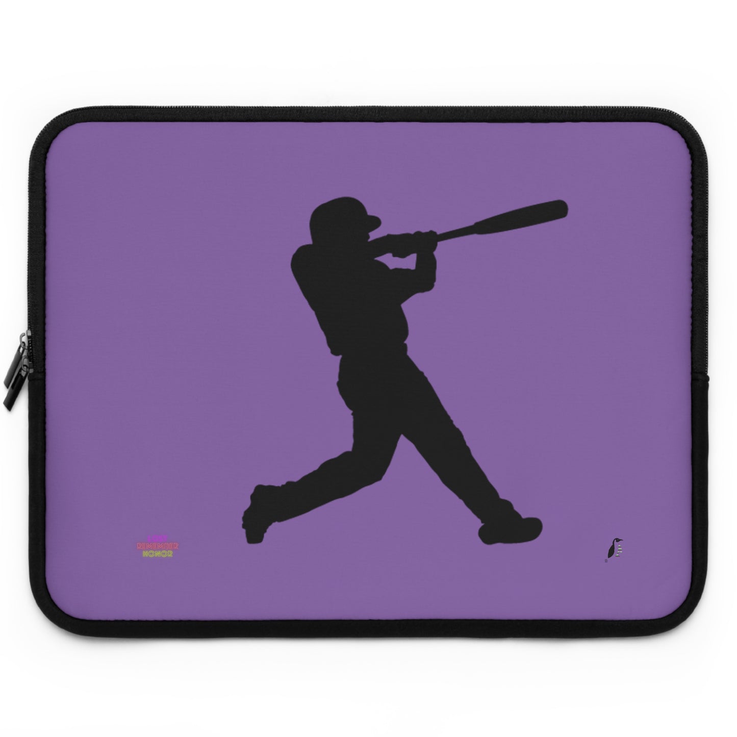 Laptop Sleeve: Baseball Lite Purple