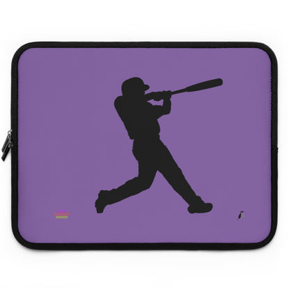 Laptop Sleeve: Baseball Lite Purple