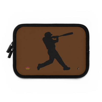 Laptop Sleeve: Baseball Brown