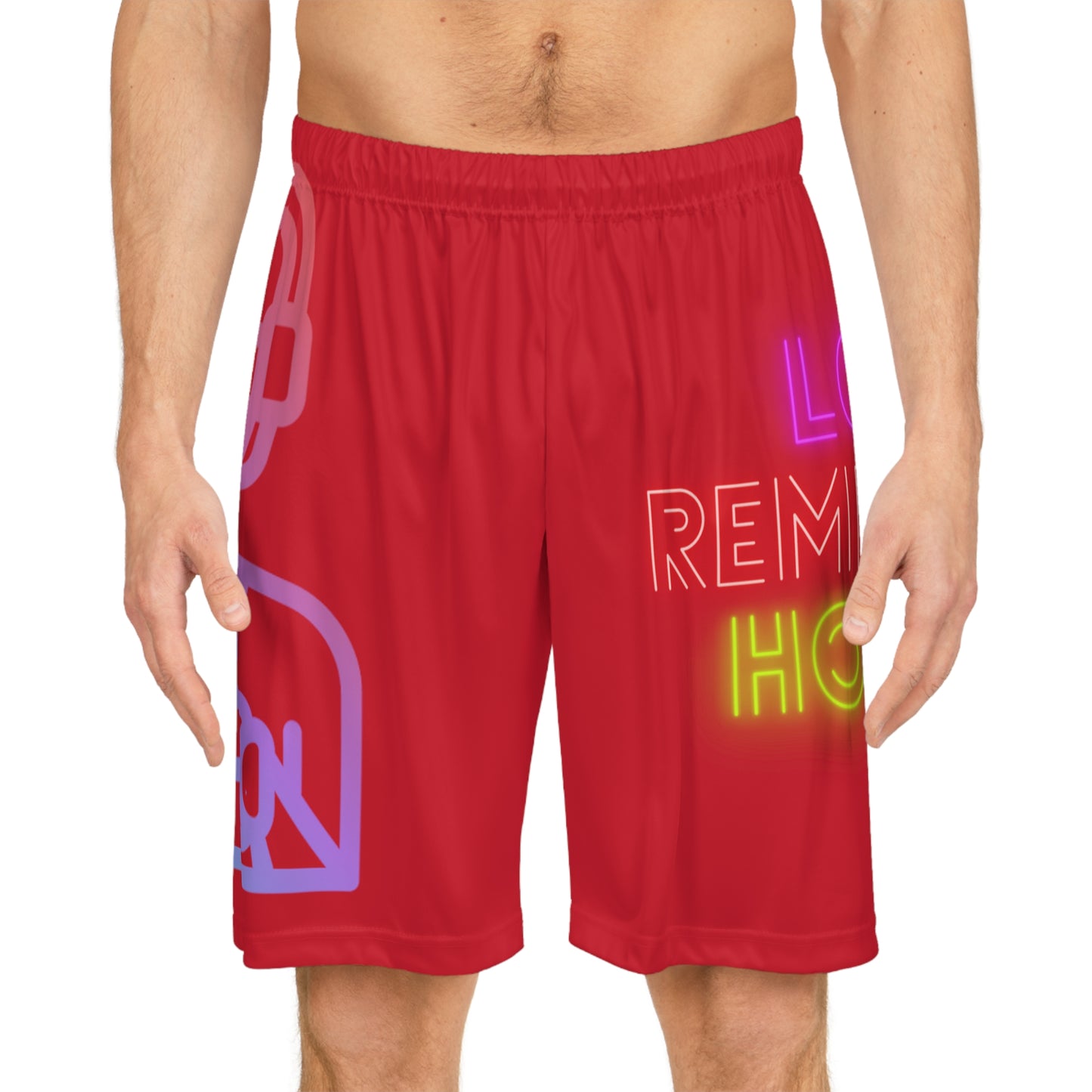 Basketball Shorts: Gaming Dark Red