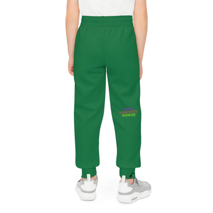 Youth Joggers: Wrestling Dark Green