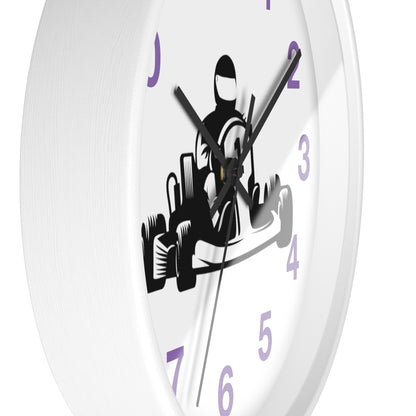 Wall clock: Racing Lite Purple