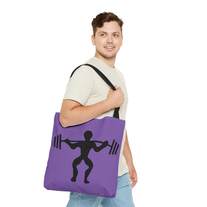 Tote Bag: Weightlifting Lite Purple