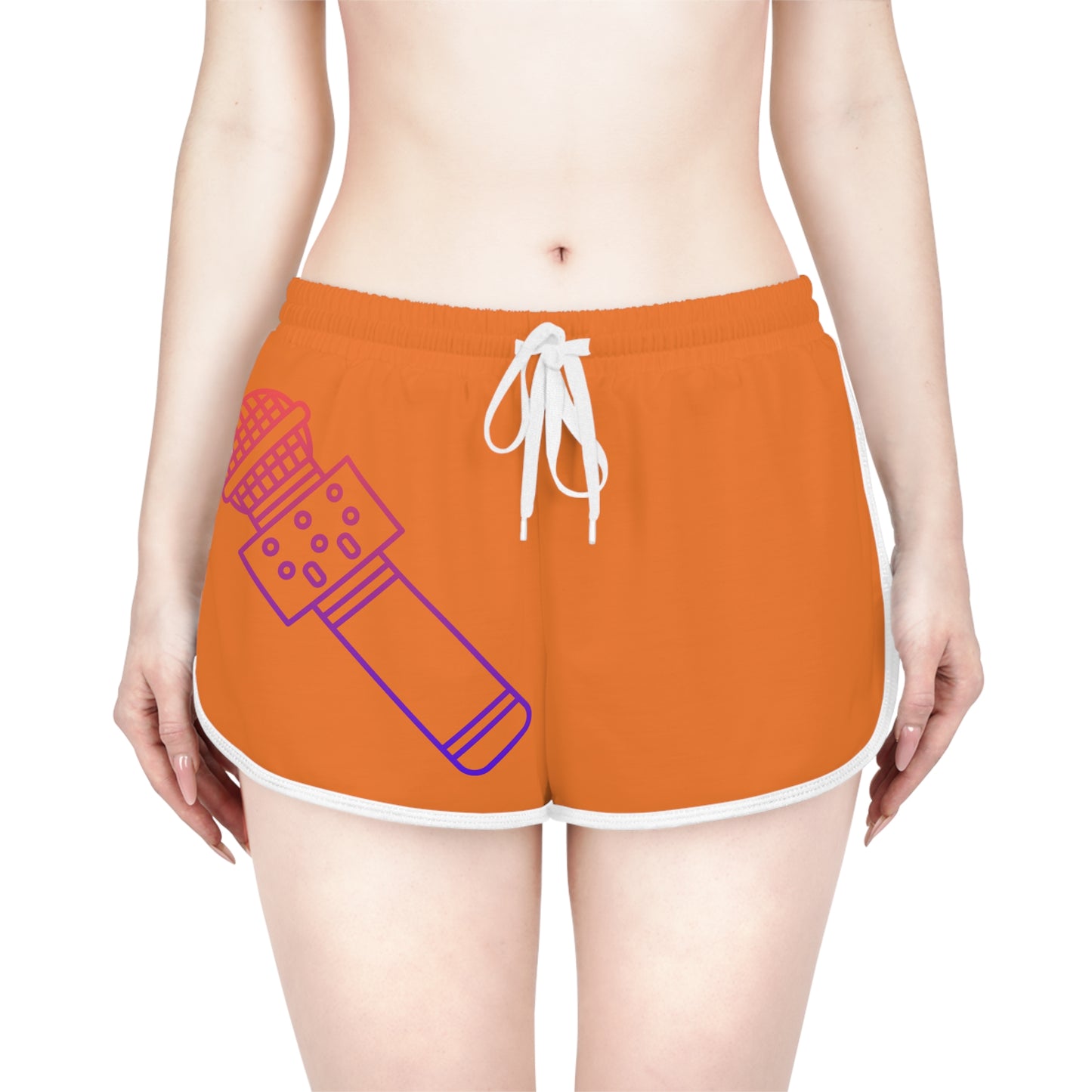 Women's Relaxed Shorts: Music Crusta