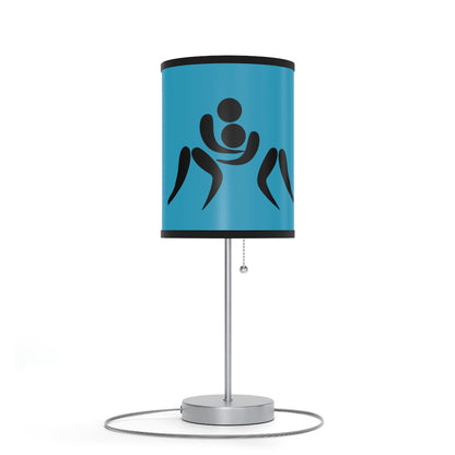 Lamp on a Stand, US|CA plug: Wrestling Turquoise