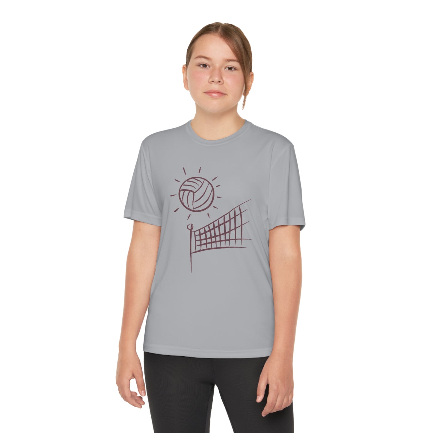 Youth Competitor Tee #1: Volleyball