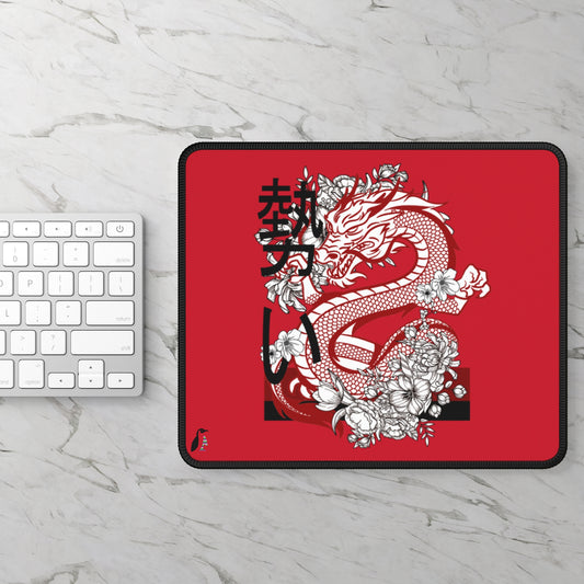 Gaming Mouse Pad: Dragons Dark Red