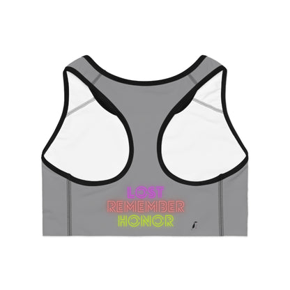 Sports Bra: Wolves Grey