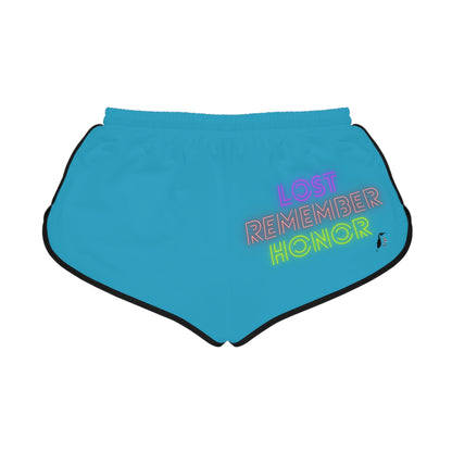 Women's Relaxed Shorts: Basketball Turquoise