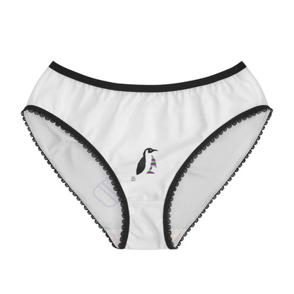 Women's Briefs: Music White