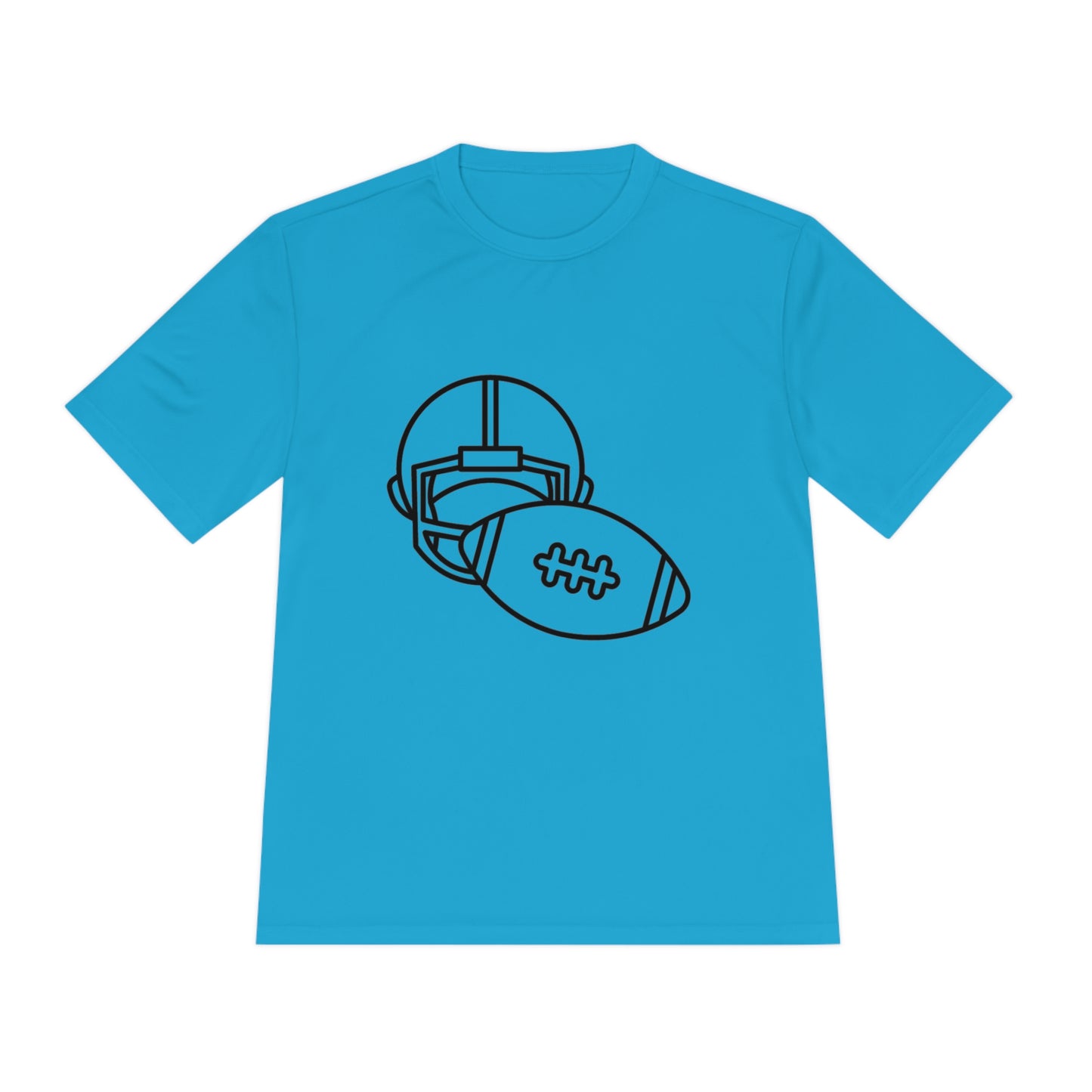 Moisture Wicking Tee: Football #2