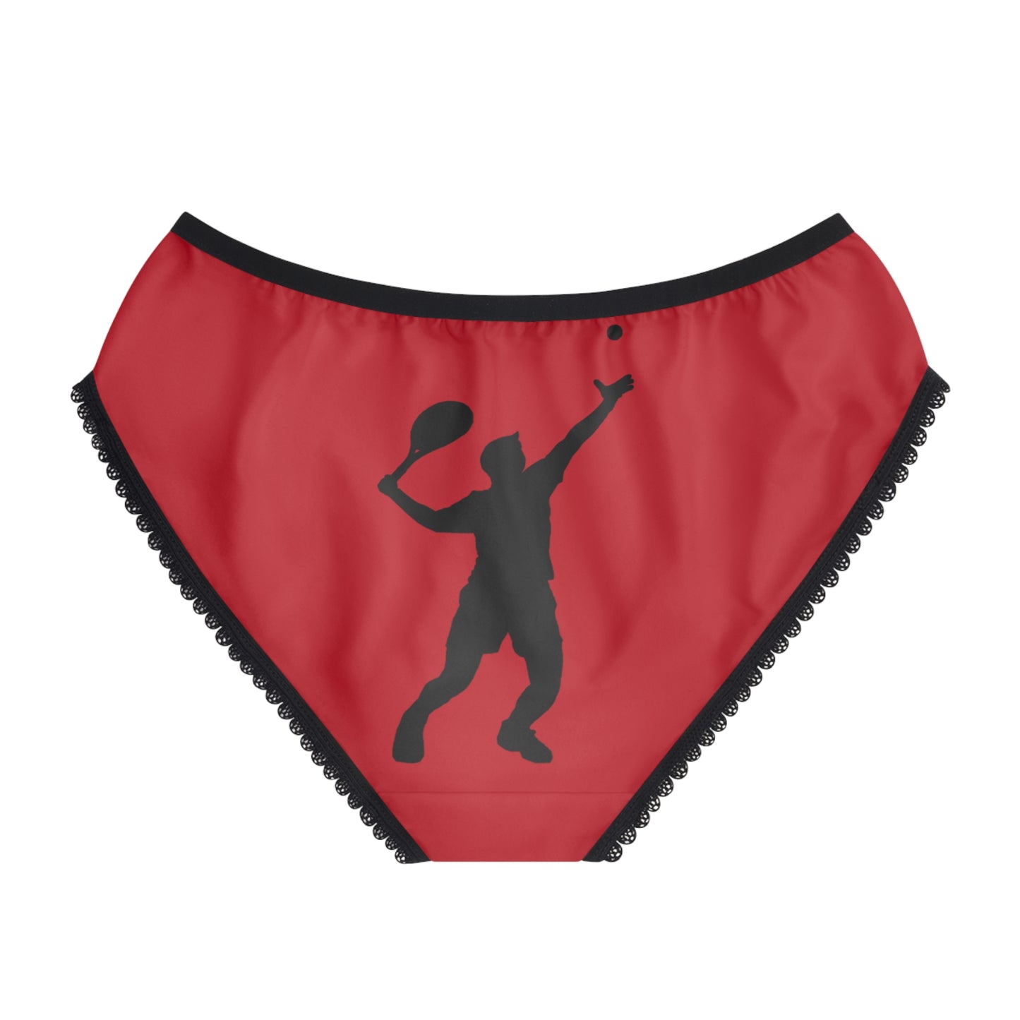 Women's Briefs: Tennis Dark Red