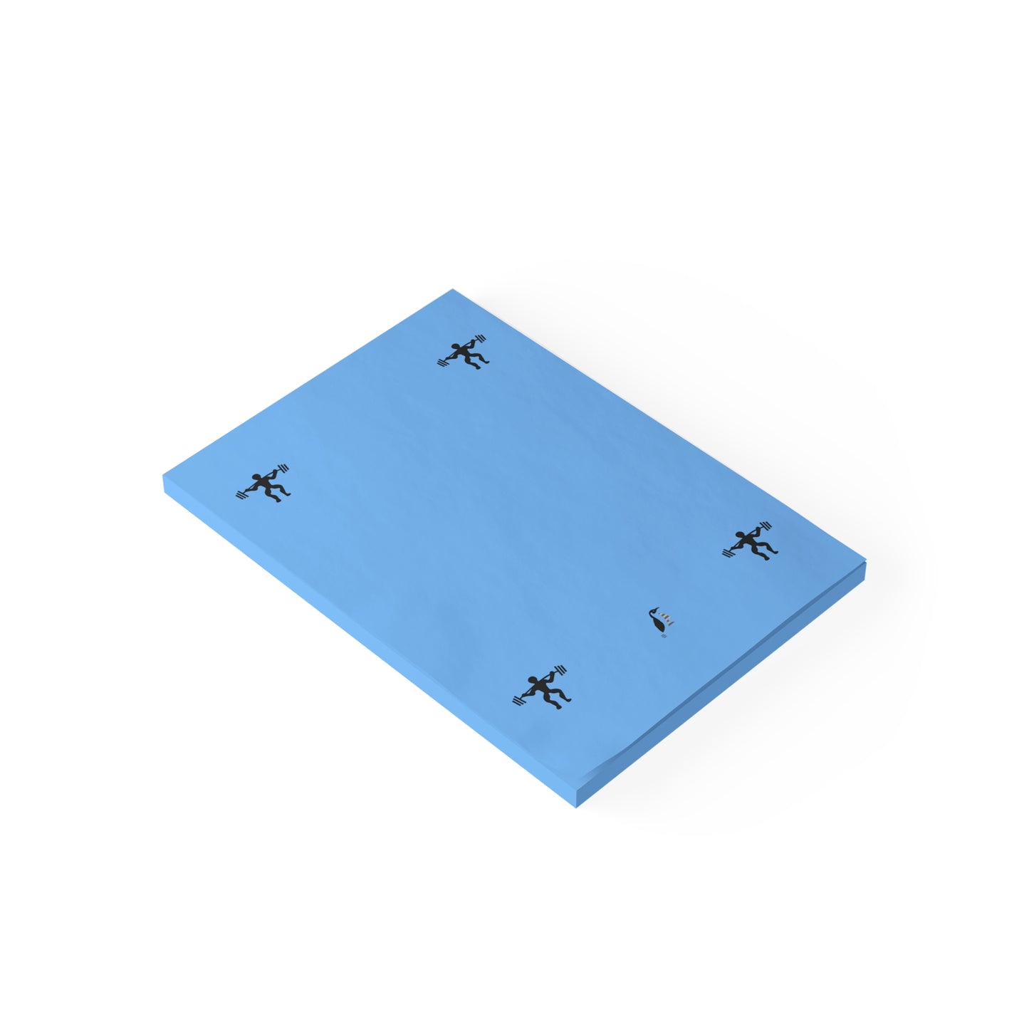 Post-it® Note Pads: Weightlifting Lite Blue