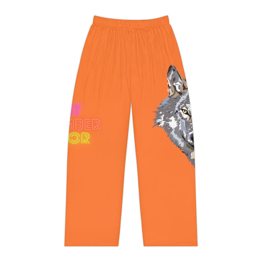 Women's Pajama Pants: Wolves Crusta