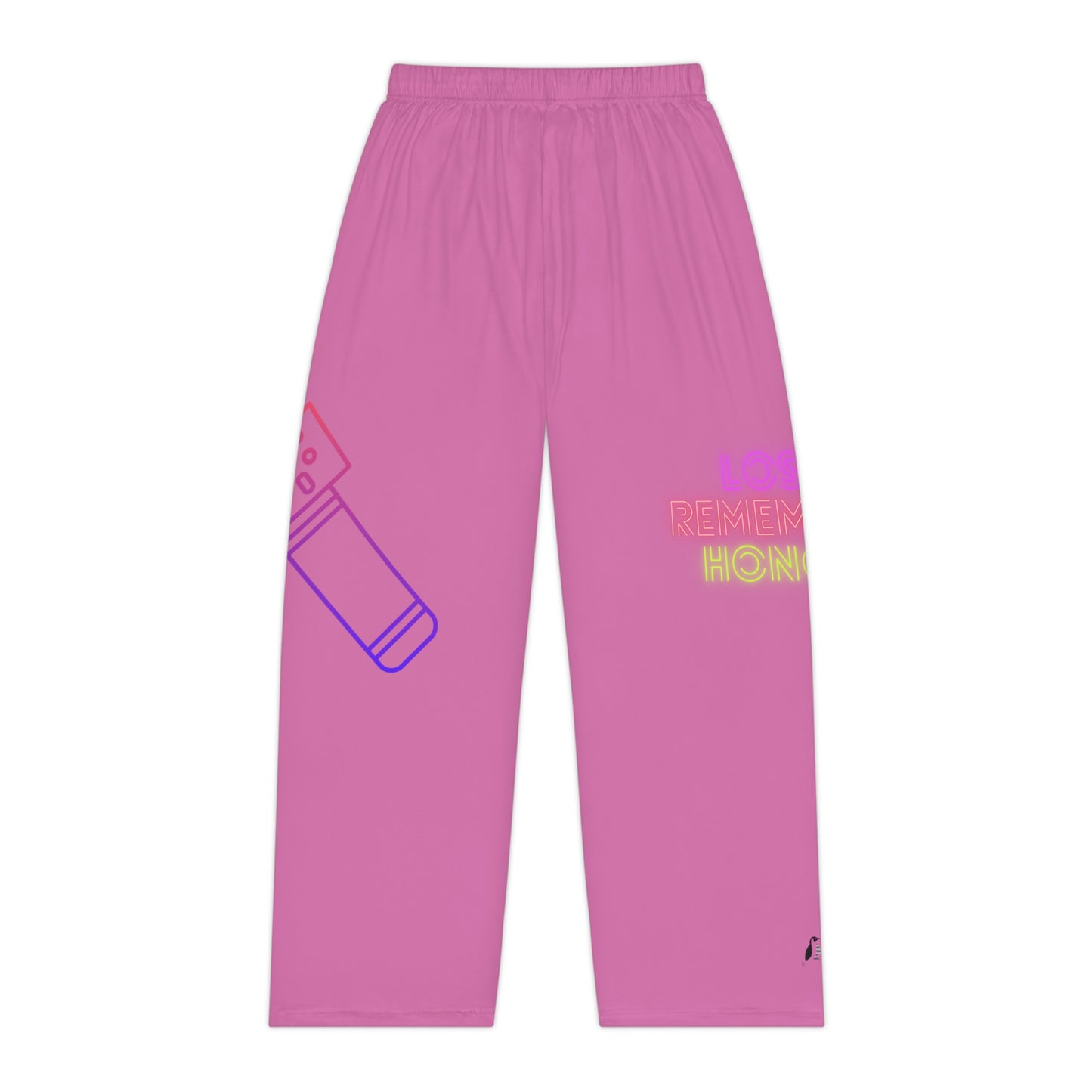 Pambabaeng Pajama Pantalon: Music Lite Pink