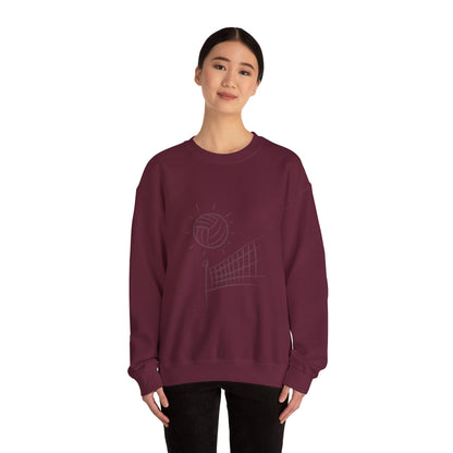 Heavy Blend™ Crewneck Sweatshirt: Volleyball #1 