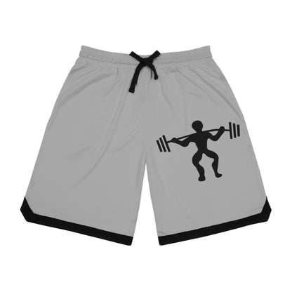 Basketball Rib Shorts: Weightlifting Lite Grey