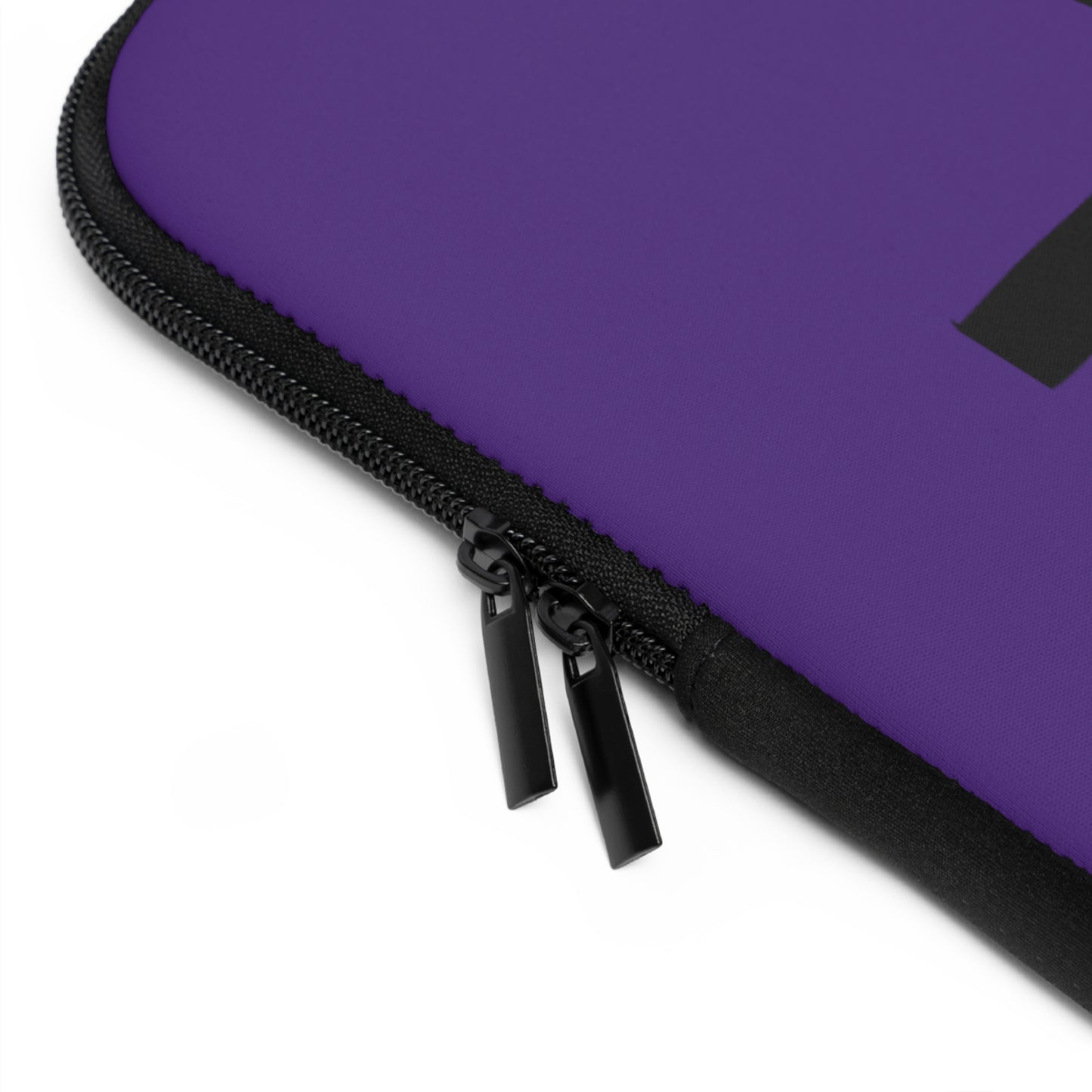 Laptop Sleeve: Fishing Purple