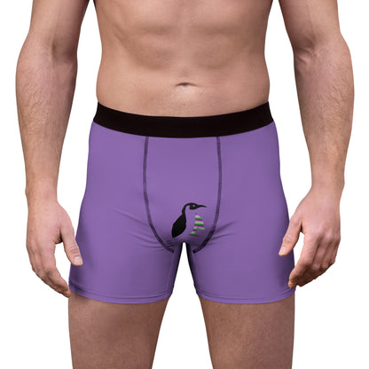 Men's Boxer Briefs: Tennis Lite Purple