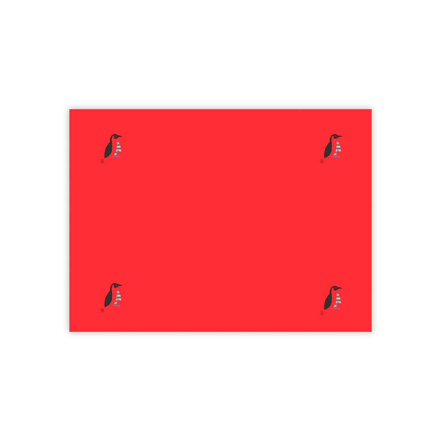 Post-it® Note Pads: Crazy Penguin World Logo Red