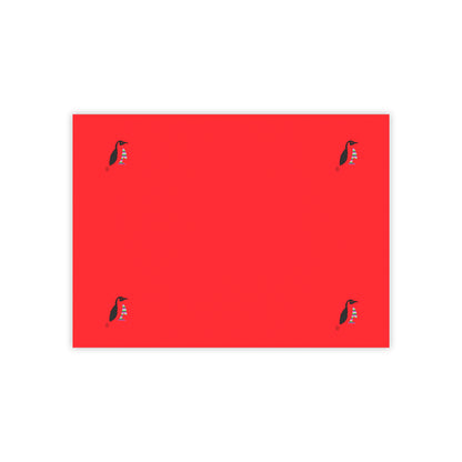 Post-it® Note Pads: Crazy Penguin World Logo Red