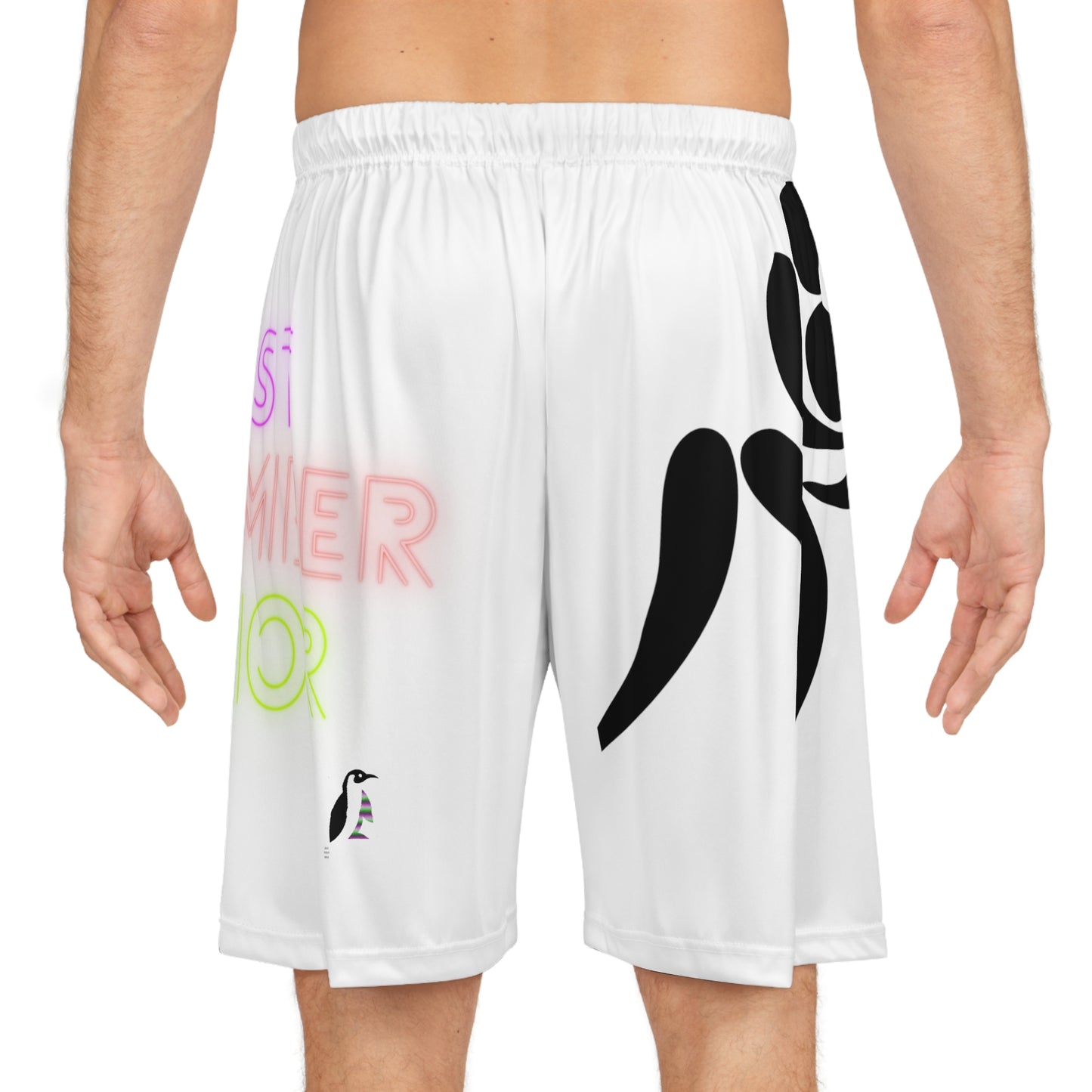 Basketball Shorts: Wrestling White