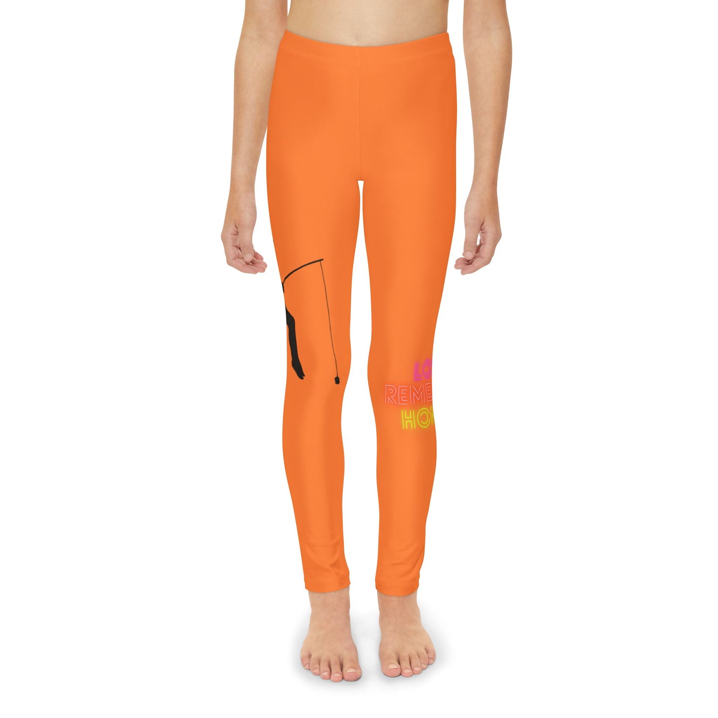 Youth Full-Length Leggings: Fishing Crusta