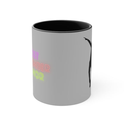 Accent Coffee Mug, 11oz: Dance Lite Grey