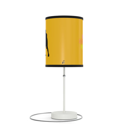 Lamp on a Stand, US|CA plug: Basketball Yellow