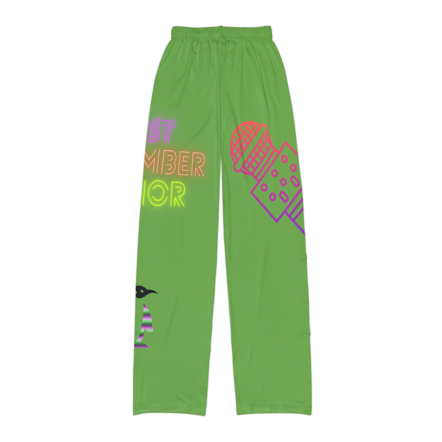 Kids Pajama Pants: Music Green