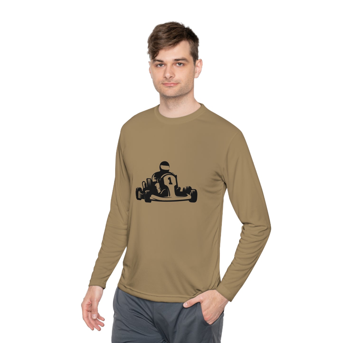 Lightweight Long Sleeve Tee: Racing #1