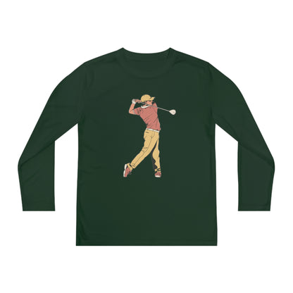 Youth Long Sleeve Competitor Tee: Golf 