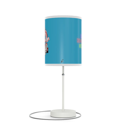 Lamp on a Stand, US|CA plug: Dragons Turquoise