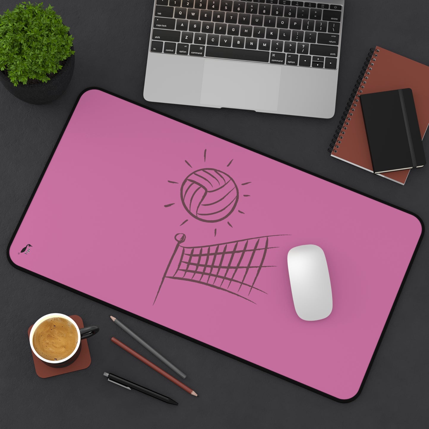 Desk Mat: Volleyball Lite Pink