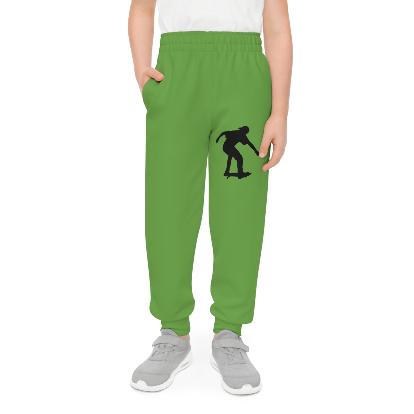 Youth Joggers: Skateboarding Green