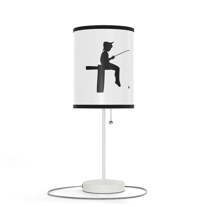 Lamp on a Stand, US|CA plug: Fishing White 