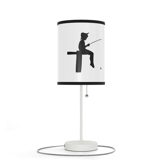 Lamp on a Stand, US|CA plug: Fishing White