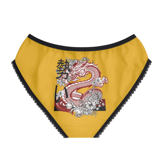 Women's Briefs: Dragons Yellow