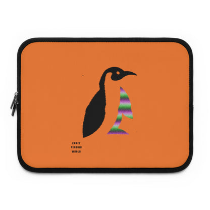 Laptop Sleeve: Crazy Penguin World Logo Crusta