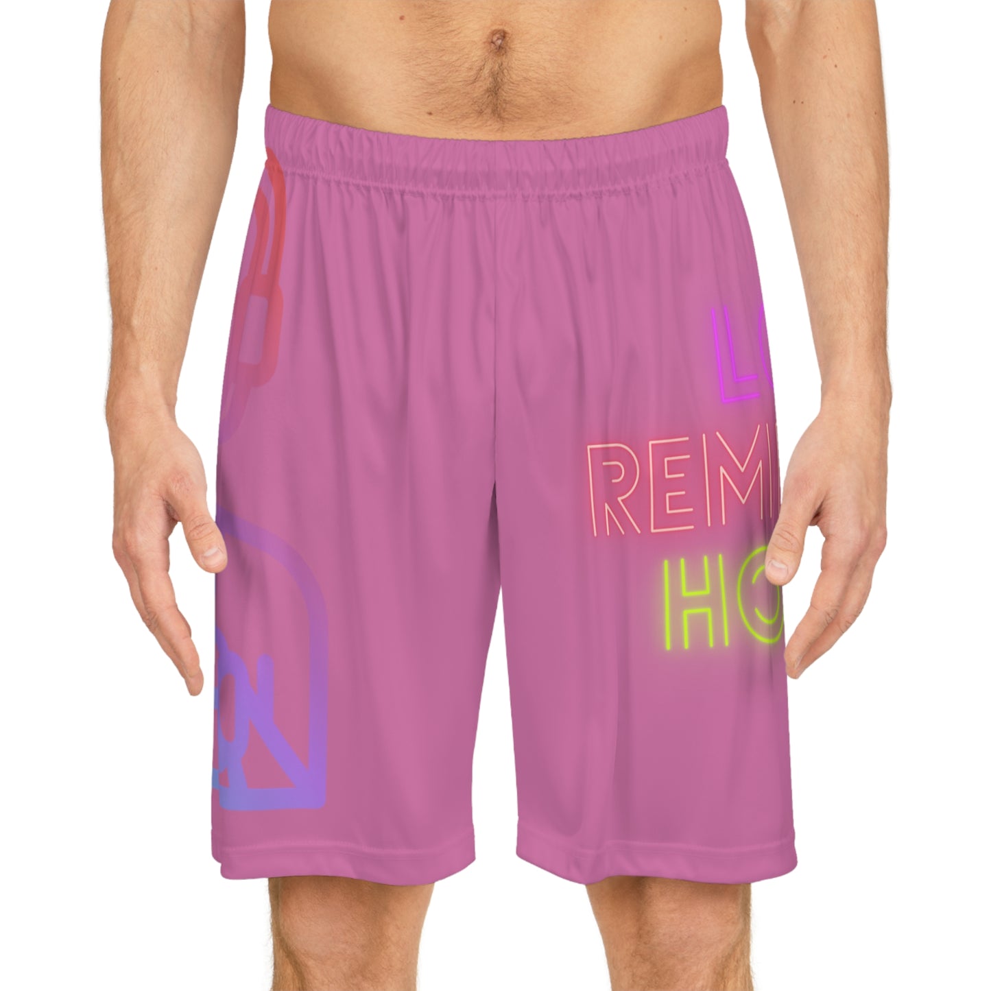 Basketball Shorts: Gaming Lite Pink