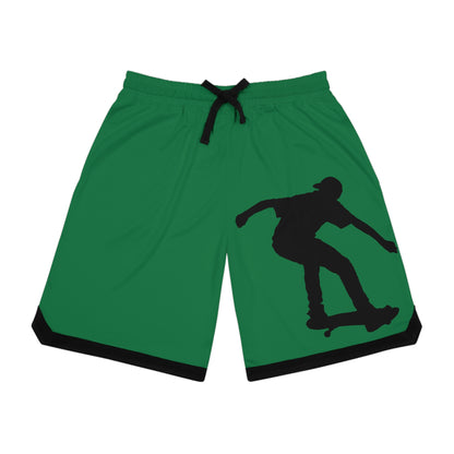 Basketball Rib Shorts: Skateboarding Dark Green