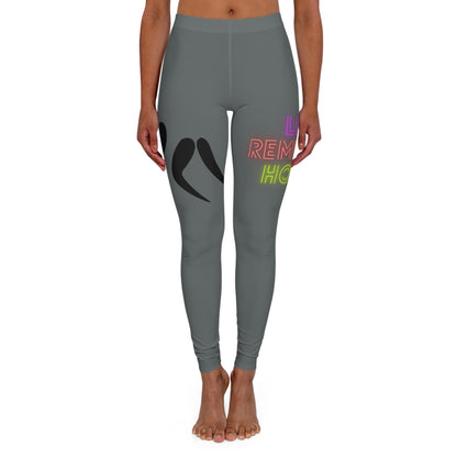 Women's Spandex Leggings: Wrestling Dark Grey