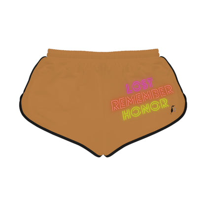 Women's Relaxed Shorts: Wrestling Lite Brown