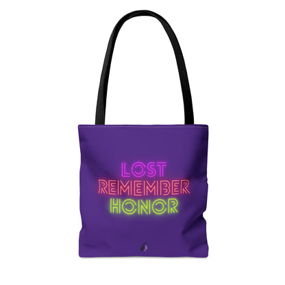 Tote Bag: Tennis Purple