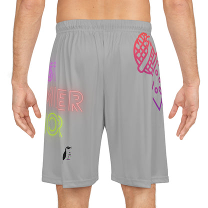 Basketball Shorts: Music Lite Grey