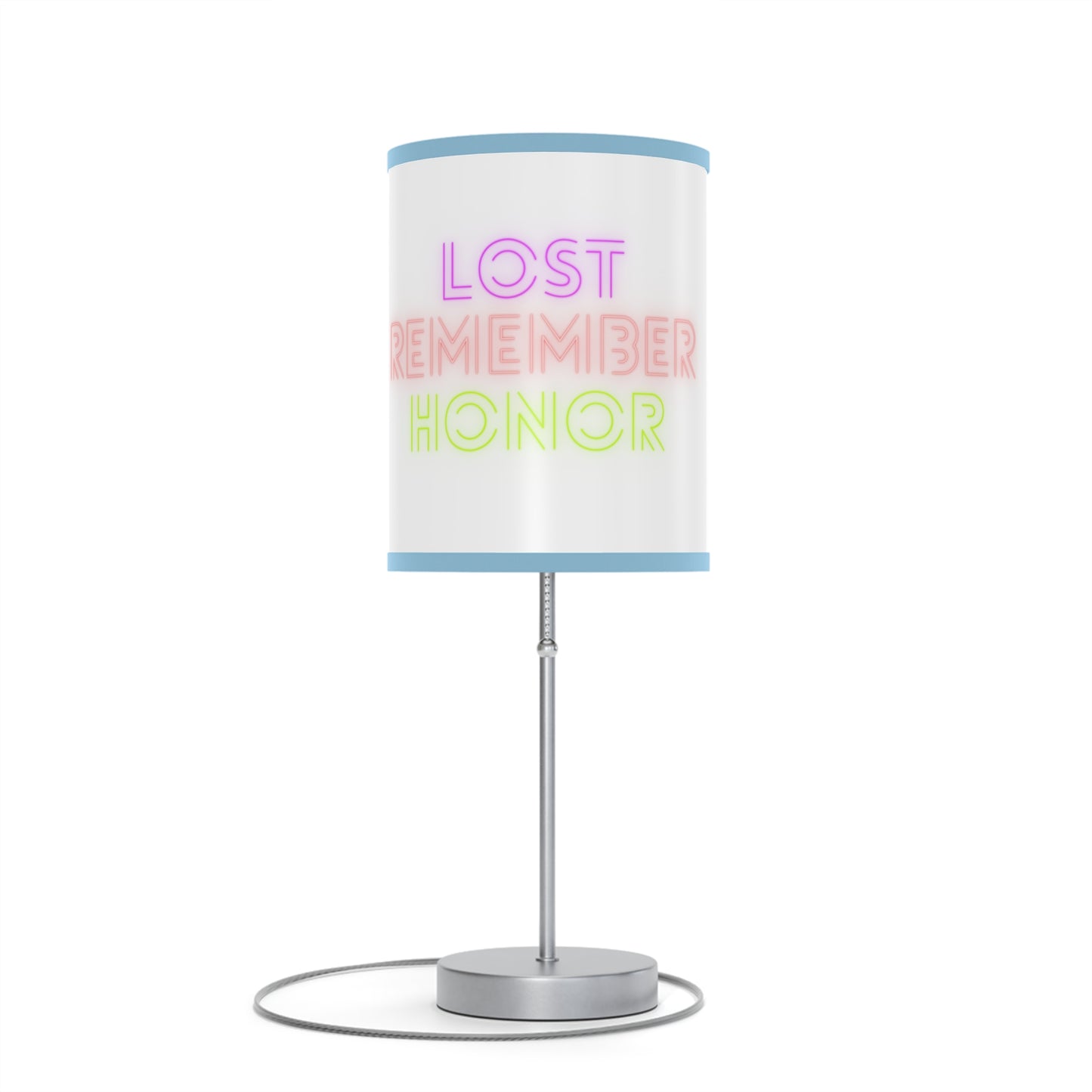 Lamp on a Stand, US|CA plug: Lost Remember Honor White 